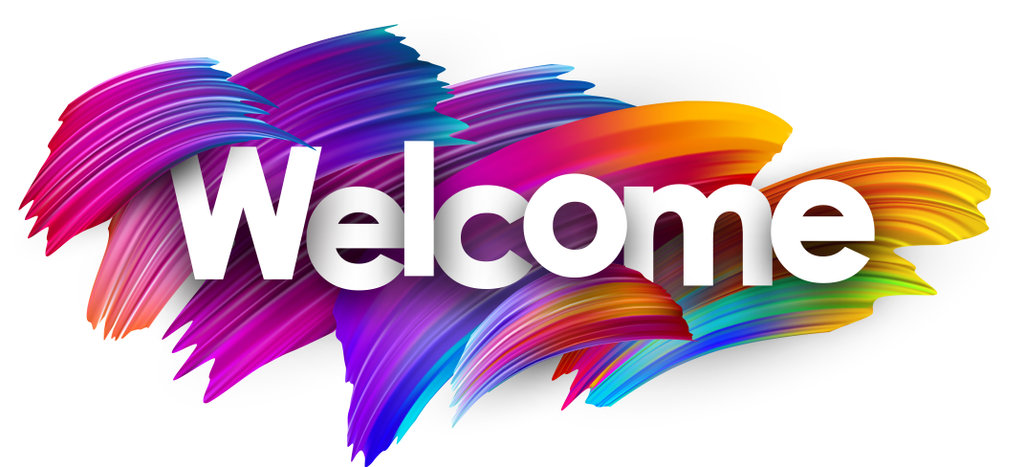 Colorful Welcome Image